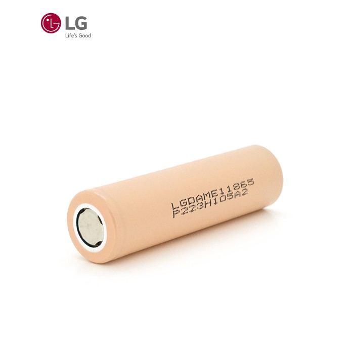 Акумулятор 18650 Li-Ion LG INR18650 ME1 (LGDAME11865), 2100mAh, 4.2A, 4.2 / 3.65 / 2.8V, Orange, 2 шт. в упаковці, ціна за 1 шт