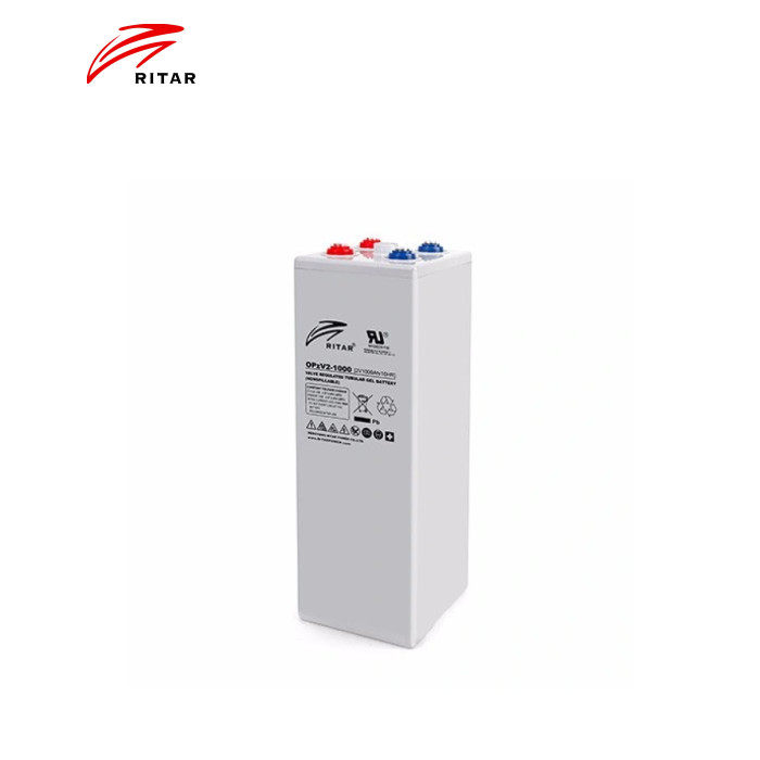Акумуляторна батарея RITAR OPzV 2-1000, Gray Case, 2V 1000.0Ah (1200 С) ( 233 х 210 х 646(703) ) 57.3 кг Q1 / 36
