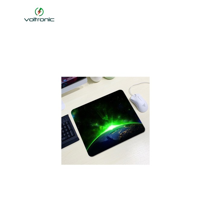 Коврик для мышки Voltronic Razer 15 Black/Green (YT-RZ15)