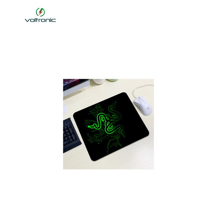 Коврик для мышки Voltronic Razer 13 Black/Green (YT-RZ13)