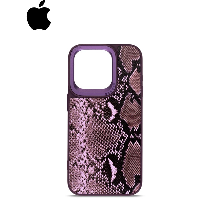Чохол до мобільного телефона Harder Genuine Snake Apple iPhone 15 Pro Dark Purple (ARM76782)