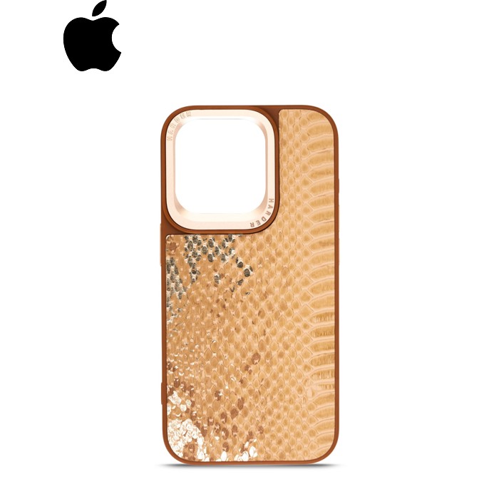 Чехол для мобильного телефона Harder Snake Pattern Apple iPhone 15 Pro Beige (ARM76794)