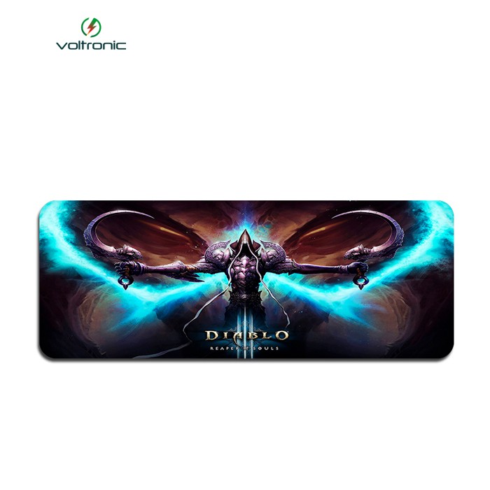 Килимок 400*900 тканинний "Diablo4" з бічним прошивкою, товщина 2 мм, Пакет