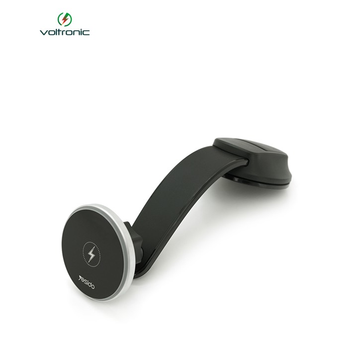 Автотримач Yesido C292+ Wireless Charging 15W, кріплення на торпеду, магніт, Black, Box