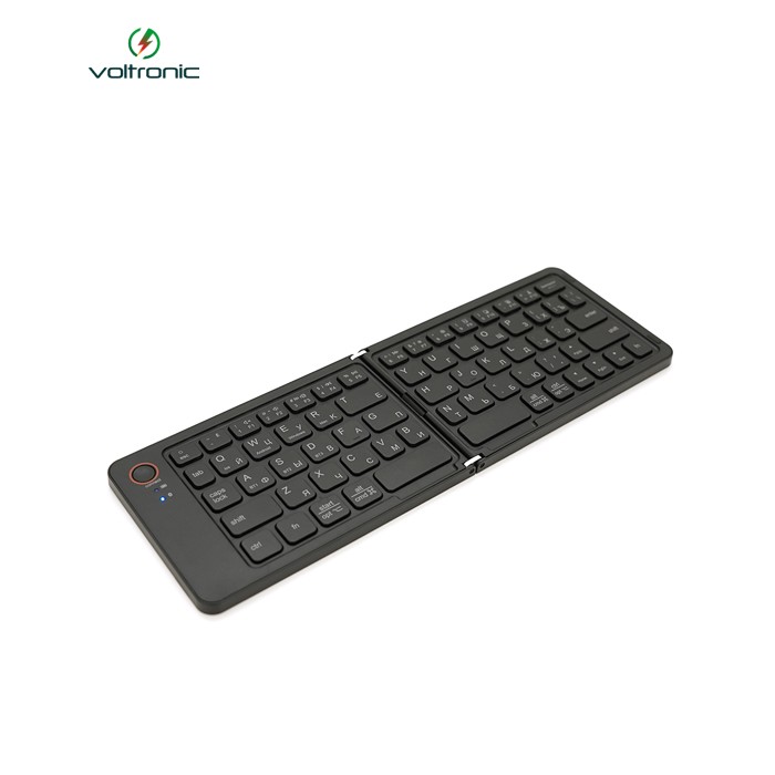 Клавіатура бездротова B023, розкладна, 67 клавіш, (Eng / Pyc), 2.4G, 280x92mm, Black, Box