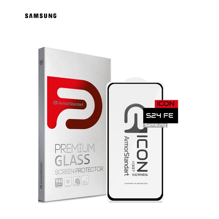 Стекло защитное Armorstandart Icon Samsung S24 FE Black (ARM76970)