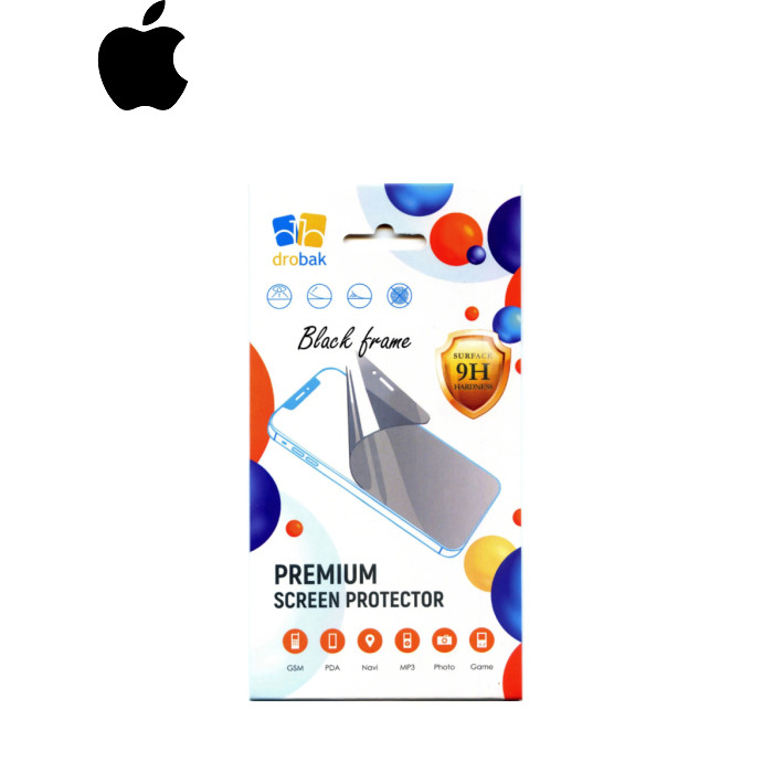 Скло захисне Drobak на Apple iPhone 16 Pro Max (Black) (171791)