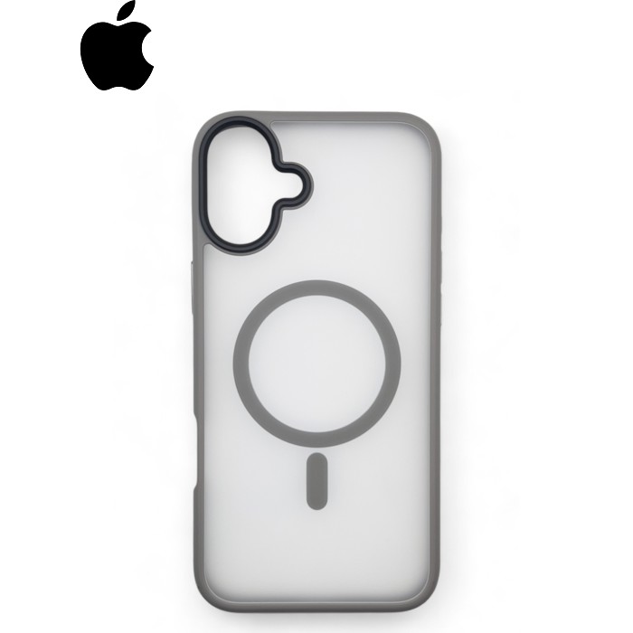 Чехол для мобильного телефона BeCover Metal Buttons Case (MagSafe) для Apple iPhone 16 Gray (712092)