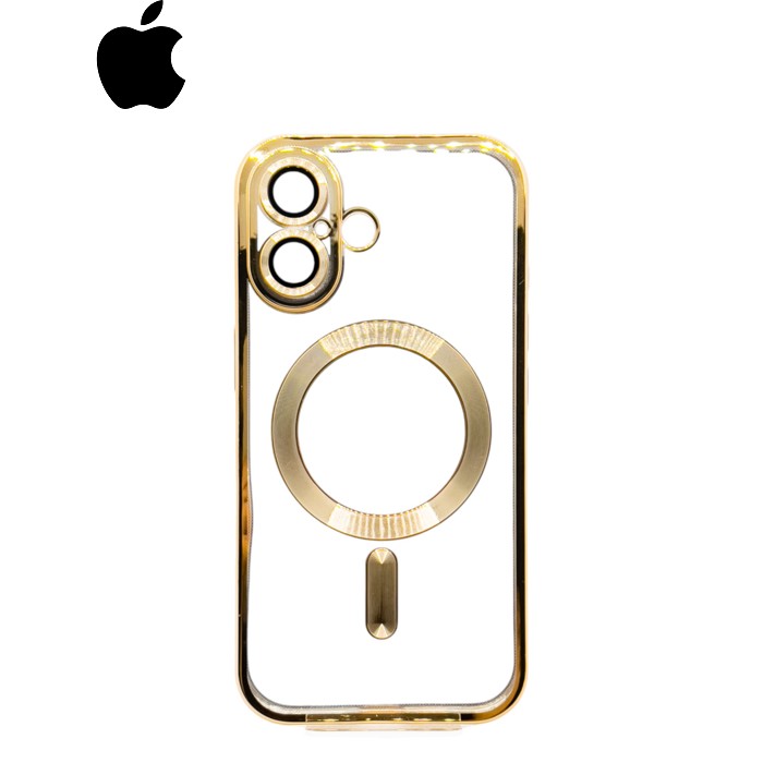 Чохол до мобільного телефона BeCover TPU Chrome Case (MagSafe) для Apple iPhone 16 Gold (712071)