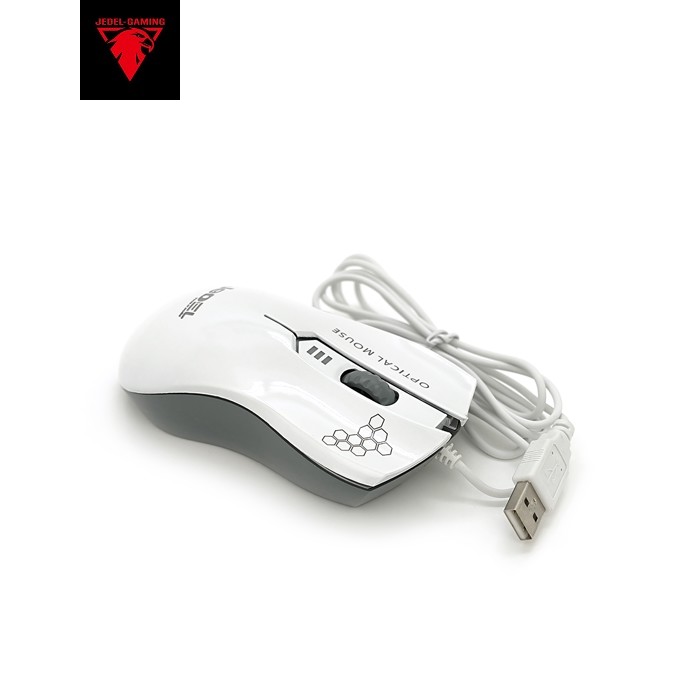 Миша провідна JEDEL M31, White, Q100
