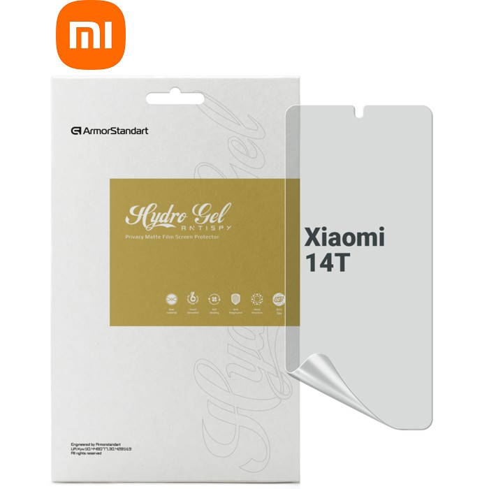 Пленка защитная Armorstandart Anti-spy Xiaomi 14T (ARM79312)