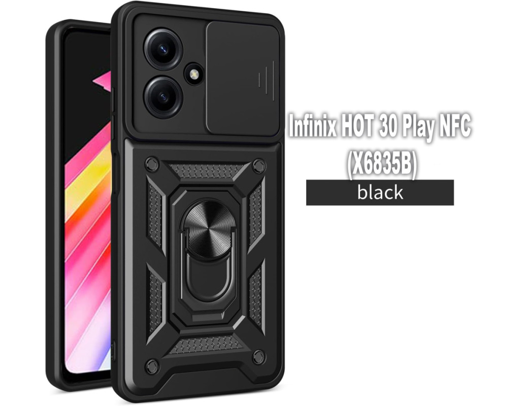 Чохол до мобільного телефона BeCover Military Infinix HOT 30 Play NFC (X6835B) Black (709956)