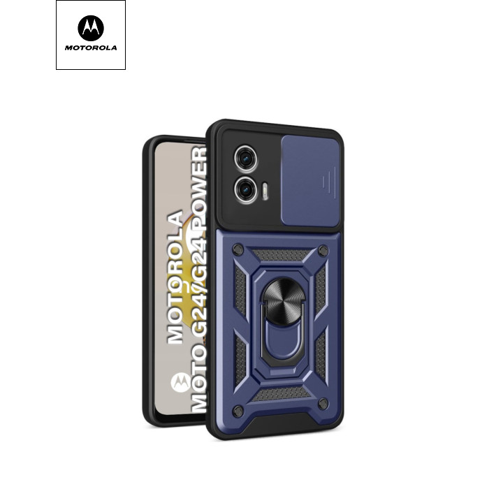 Чехол для мобильного телефона BeCover Military Motorola Moto G24/G24 Power Blue (710723)