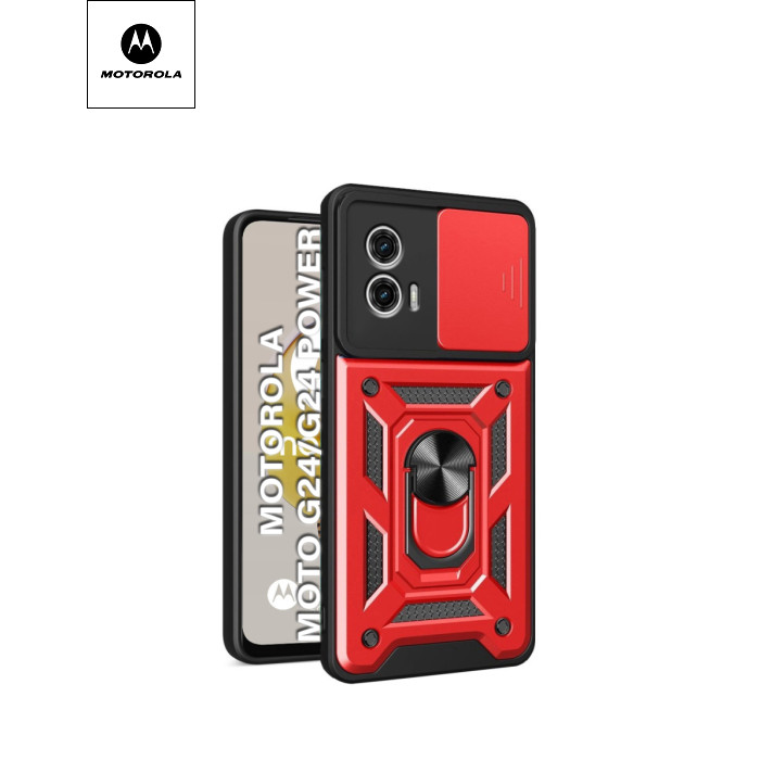 Чехол для мобильного телефона BeCover Military Motorola Moto G24/G24 Power Red (710725)