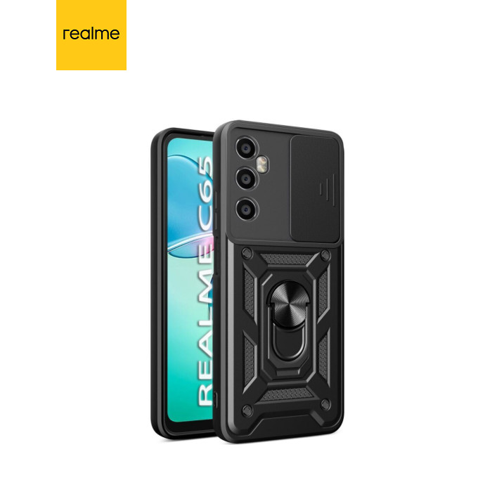 Чохол до мобільного телефона BeCover Military Realme C65 Black (712180)