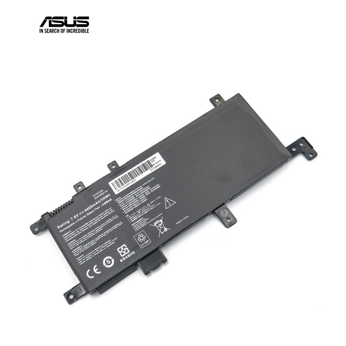 Батарея C21N1634 для ASUS VivoBook A580U, X580U, X580B, A542U, R542U, R542UR, X542U, V587U (7.4V 4700mAh 35Wh)