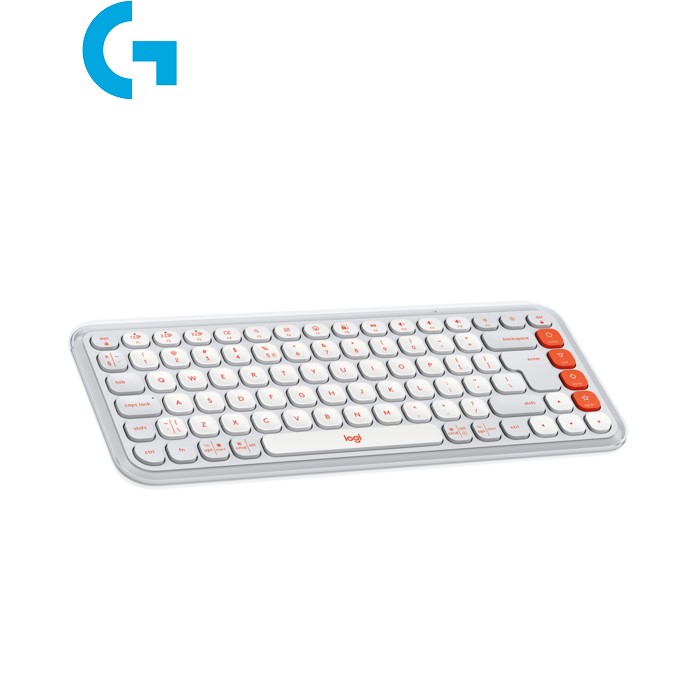 Клавиатура Logitech POP Icon Keys Bluetooth UA Off-White (920-013072)