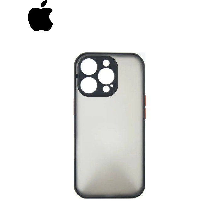 Чохол до мобільного телефона Dengos Matte iPhone 16 Pro Max (black) (DG-TPU-MATT-151)