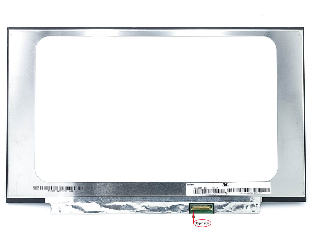 Матриця 14.0" Slim eDP 316mm (1366*768, 30Pin, без кріплень) Innolux N140BGA-EA4, N140BGA-EB4 Матова