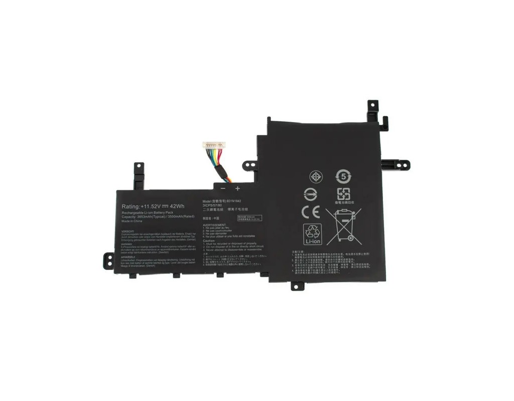 Акумулятор до ноутбука Asus X531 B31N1842, 3550mAh (42Wh), 3cell, 11.52V, Li-Pol AlSoft (A47989)