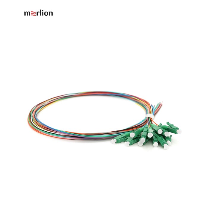 Пігтейл оптичний Merlion ML-OP-S504, LC / APC діаметр 2,0 мм, довжина 1,0 м, 12 штук в упаковці, ціна за 1 уп