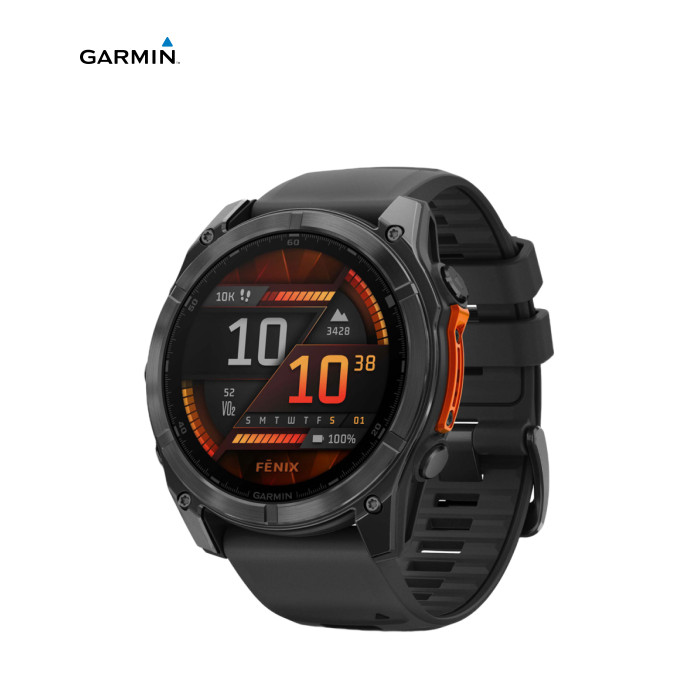 Смарт-часы Garmin fenix 8 51mm, AMOLED, Glass/SS, SlateGray Steel/Black,BlkBnd, GPS (010-02905-00)