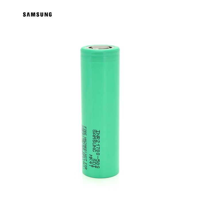 Акумулятор 21700 Li-Ion Samsung INR21700-50S 5000mAh, 50A, 4.2 / 3.6 / 2.5V, Green