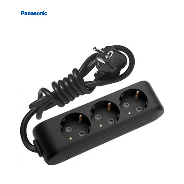 Сетевой удлинитель Panasonic X-tendia із заземленням 3 розетки, 5м (WLTB04352BL-UA)