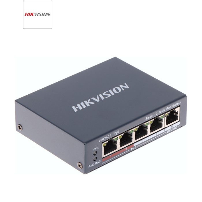 Коммутатор сетевой Hikvision DS-3E1105P-EI/V2