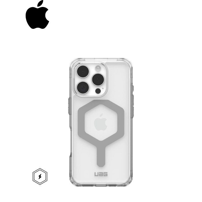 Чохол до мобільного телефона UAG iPhone 16 Pro Plyo Magsafe Ice/Silver (114480114333)