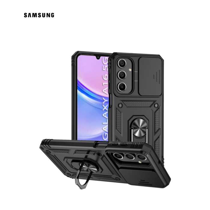 Чохол до мобільного телефона BeCover Military BeCover Samsung A16 4G SM-SM-A165/A16 5G SM-A166 Black (712158)