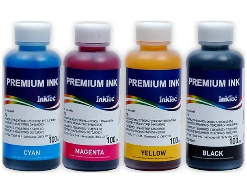 Чернила InkTec Epson L800, 4*100 мл, BCMY (E0017-4SET100)