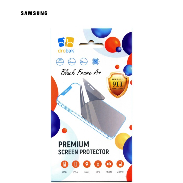 Стекло защитное Drobak Samsung Galaxy S24 FE Black Frame A+ (383801)