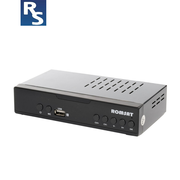 Телевизионная приставка Romsat DVB-T2, метал (T7070HD)