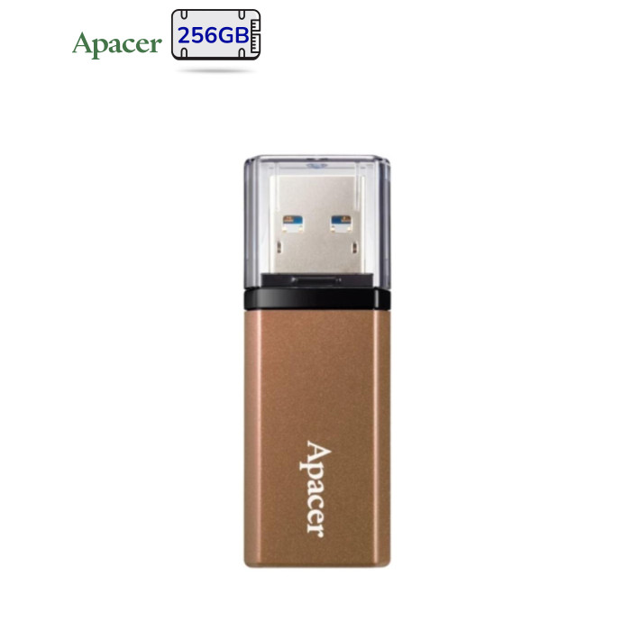 USB флеш накопичувач Apacer 256GB AH25C Classical Bronze USB 3.2 (AP256GAH25CJ-1)