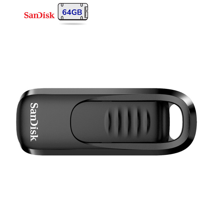 USB флеш накопитель SanDisk 64GB Ultra Slider Type-C USB 3.2 (SDCZ480-064G-G46)