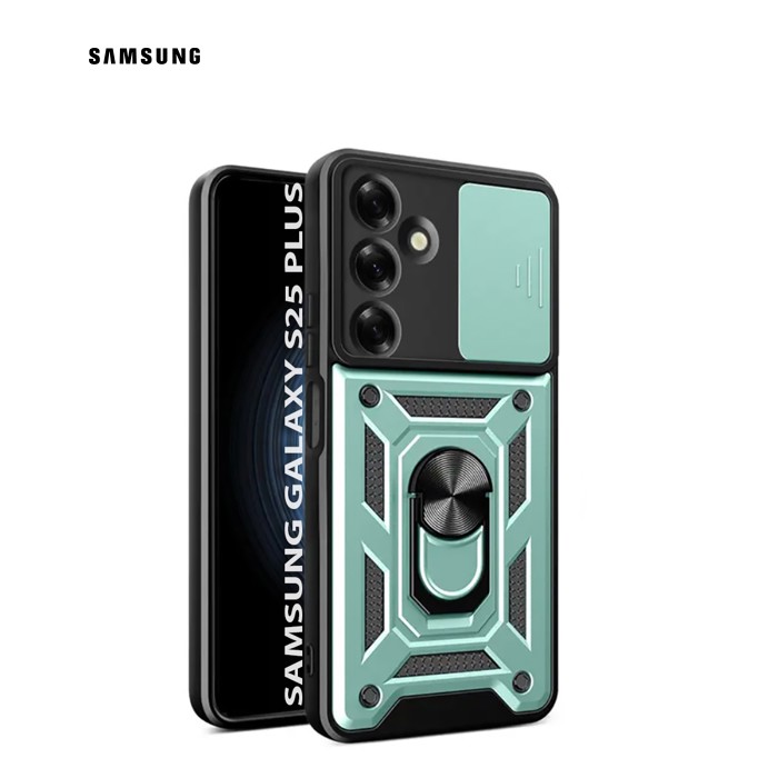 Чохол до мобільного телефона BeCover Military Samsung Galaxy S25 Plus SM-S936 Dark Green (712880)