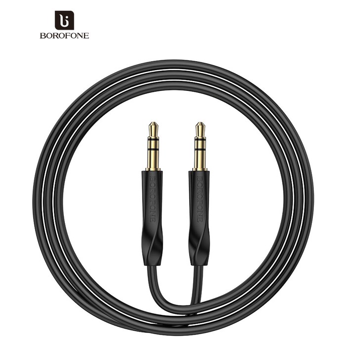 Кабель Borofone BL16 DC3.5 тато-тато 1.0м, круглий, Black, Box