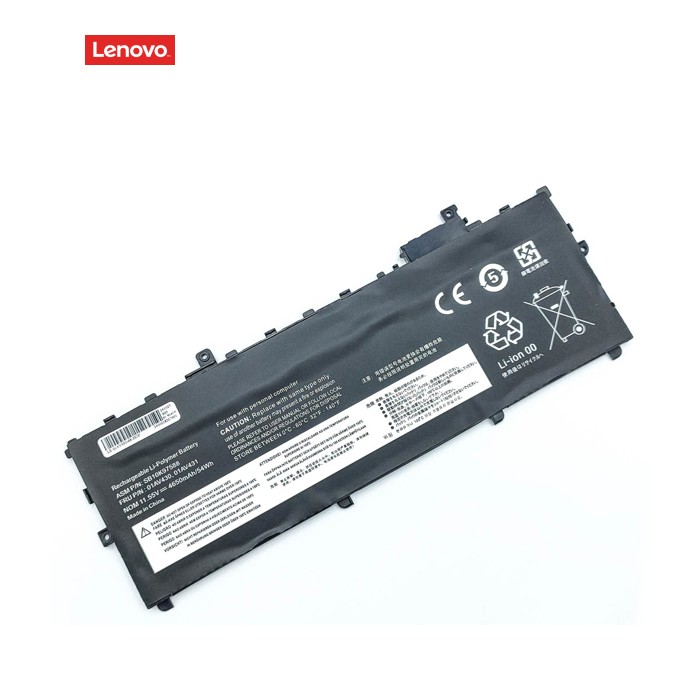 Батарея 01AV429 для Lenovo ThinkPad X1 Carbon gen5 2017, Gen6 2018 (01AV430, SB10K97587) (11.55V 4650mAh 54Wh)