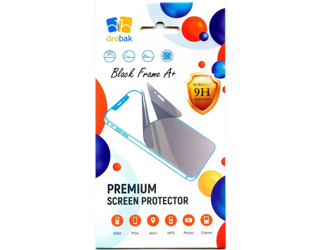 Стекло защитное Drobak Google Pixel 9 Pro Black Frame A+ (383817)