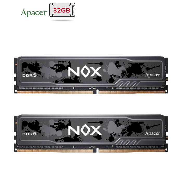 Модуль памяти для компьютера DDR5 32GB (2x16GB) 6000 MHz NOX Apacer (AH5U32G60C622MBAA-2)