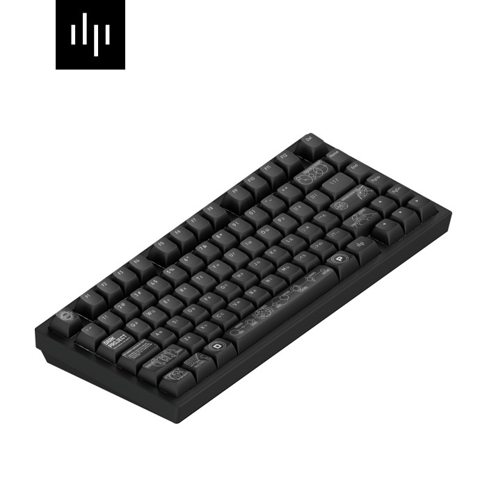 Клавіатура Dark Project ALU81 Terra Nova PBT RGB Mech G3MS Moonstone Black (DPKB_NOVA_81_ANSI_BLACK_UA)