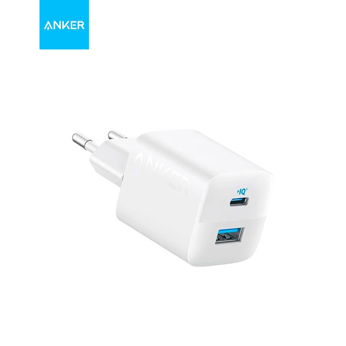 Зарядное устройство Anker PowerPort 323 1xUSB-C PD33W + 1xUSB PPS white (A2331G21)