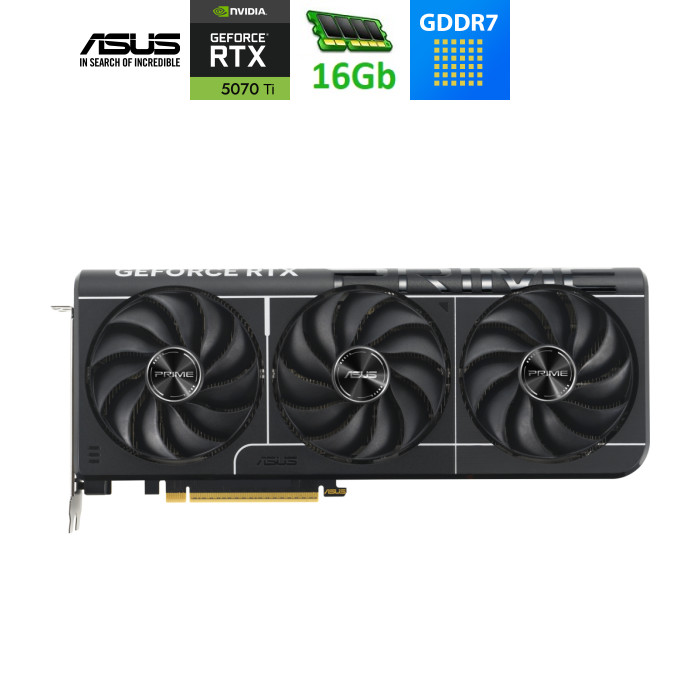 Відеокарта ASUS GeForce RTX5070 Ti 16GB PRIME OC (PRIME-RTX5070TI-O16G)