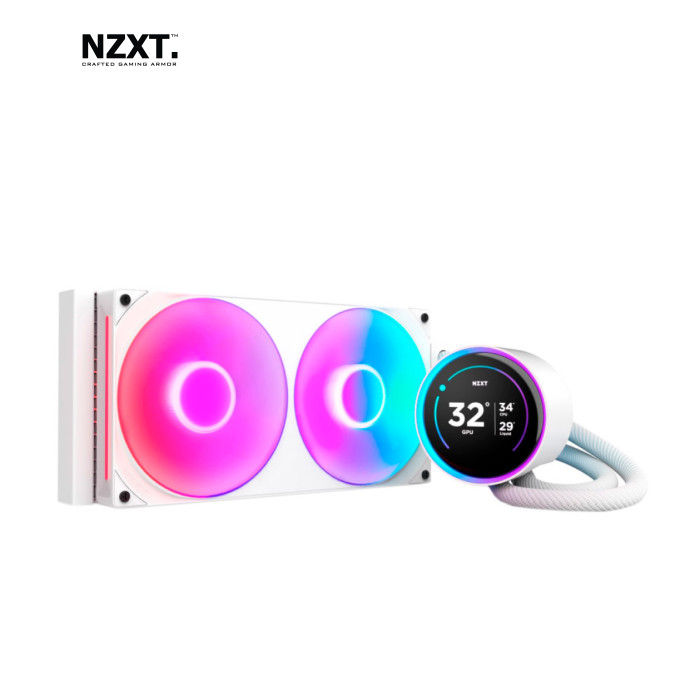 Система жидкостного охлаждения NZXT Kraken Elite RGB 240mm AIO (RL-KR24E-W2)