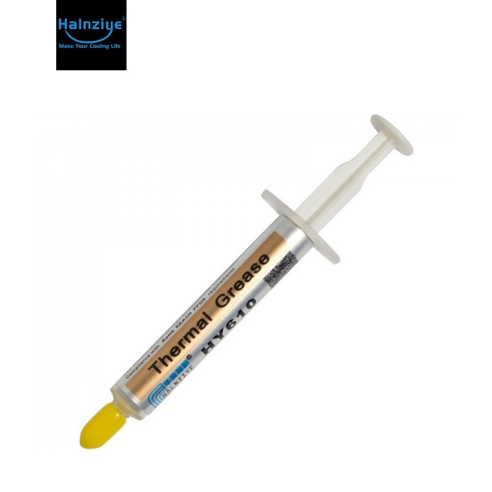 Паста термопровідна HY-610 2g, шприц, Gold,> 3,05W / m-K, <0.073 &deg; C-in&sup2; / W, -30 &deg; &asymp;280 &deg;, В'язкість -1K cPs, OEM Q40