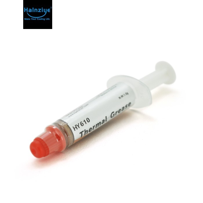 Паста термопровідна HY-610 1g, шприц, Gold,> 3,05W / m-K, <0.073 &deg; C-in&sup2; / W, -30 &deg; &asymp;280 &deg;, В'язкість -1K cPs, OEM Q50