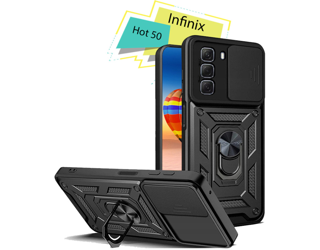 Чохол до мобільного телефона BeCover Military Infinix Hot 50 (X6720) Black (713046)