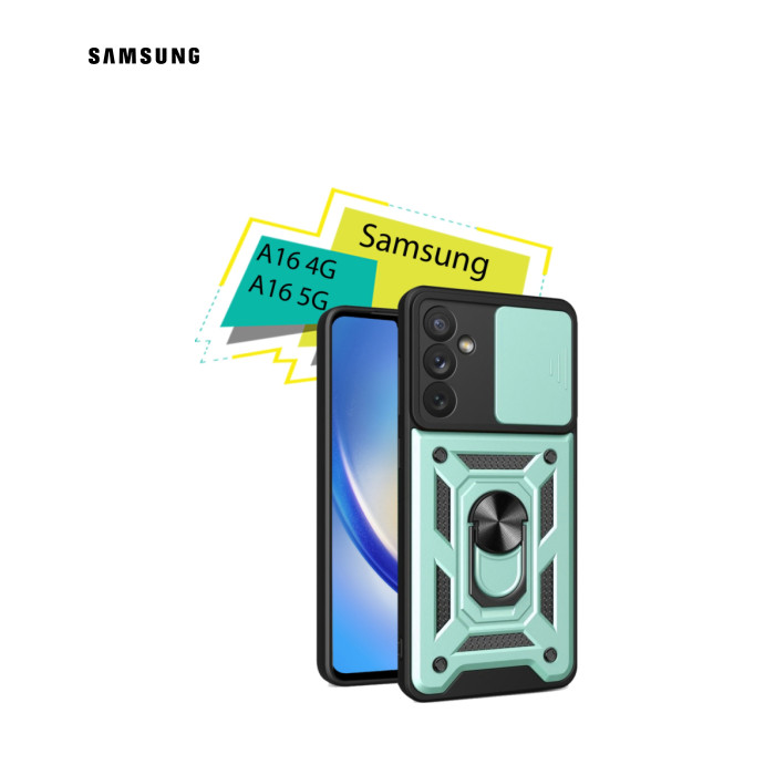 Чохол до мобільного телефона BeCover Military Samsung Galaxy A16 4G SM-A165/A16 5G SM-A166 Dark Green (713070)