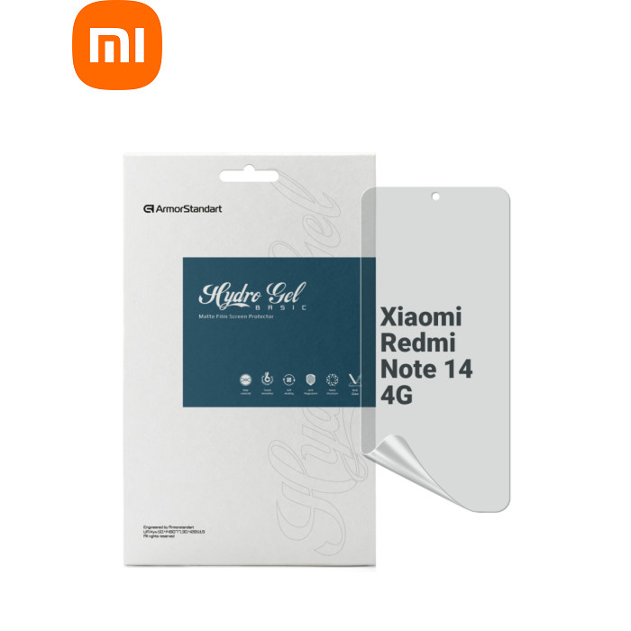 Плівка захисна Armorstandart Matte Xiaomi Redmi Note 14 4G (ARM79655)
